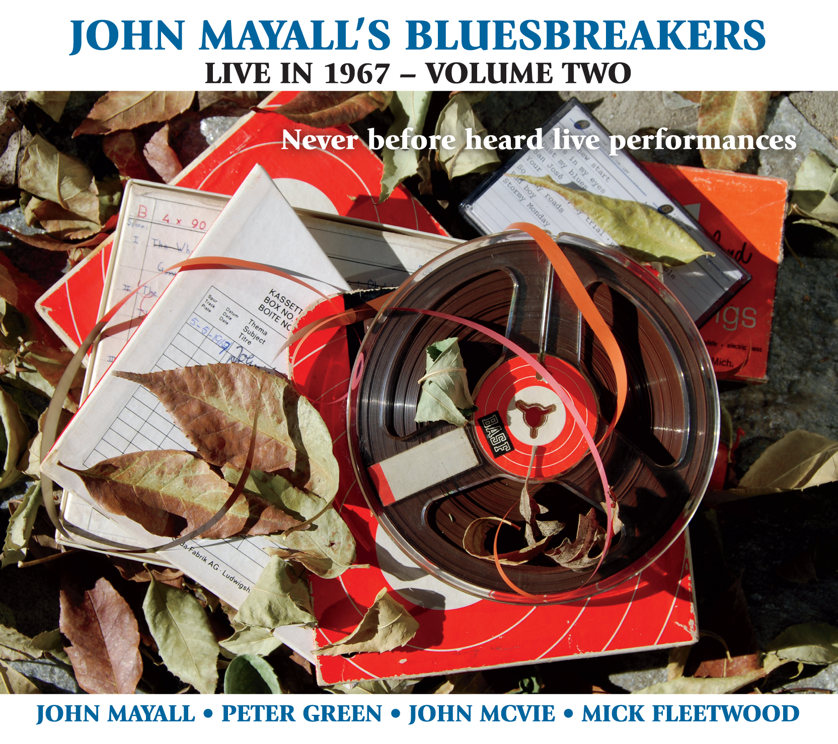 Forty Below Records Sets May 6 Release Date for John Mayall’s Bluesbreakers Live in 1967 – Volume Two CD